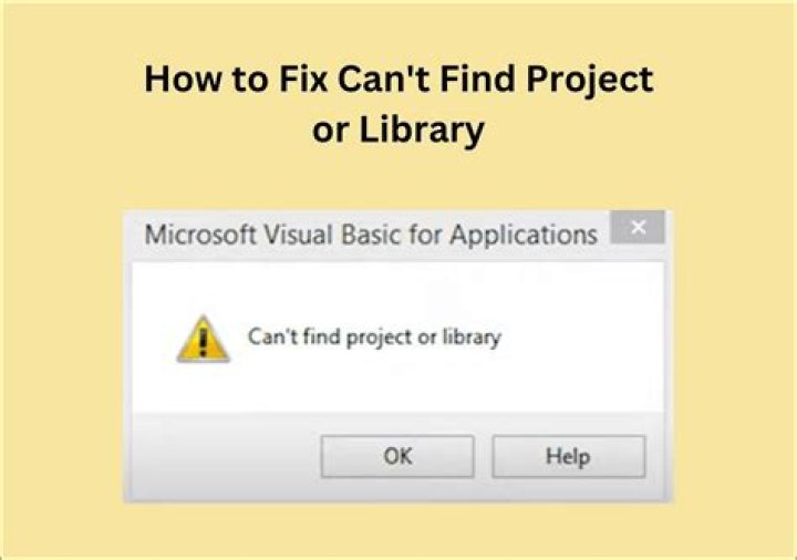 Excel "Can't find Project or Libary" - but which one?