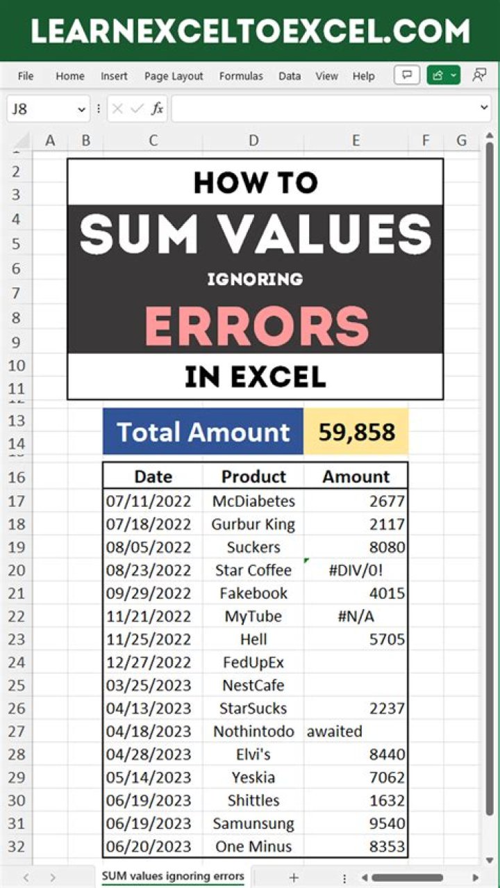 Excel: How to create a list of values in one cell for curent and previous values?