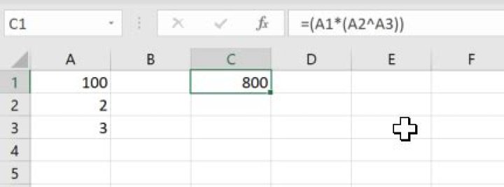 Excel multiply number by another number x times