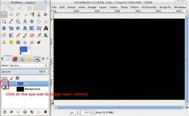 Export layer to png file in gimp