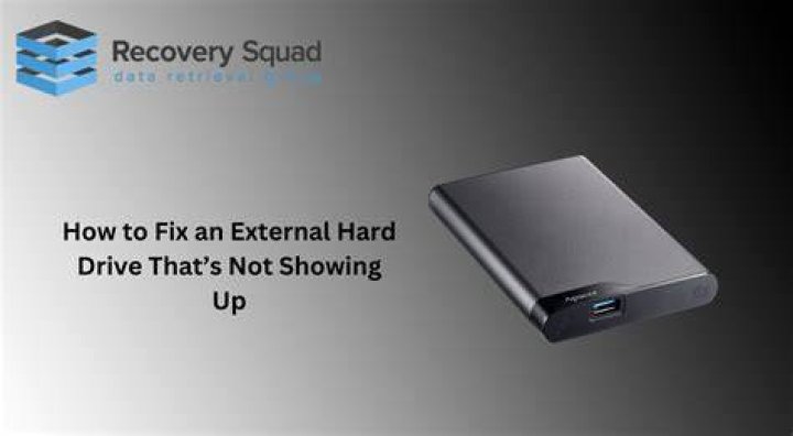External Hard Drive Recognized on One System But not Another
