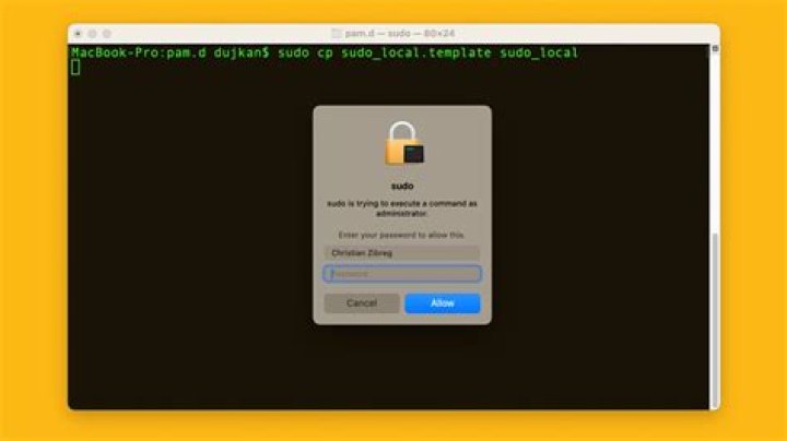 Feedback when typing password at a sudo prompt