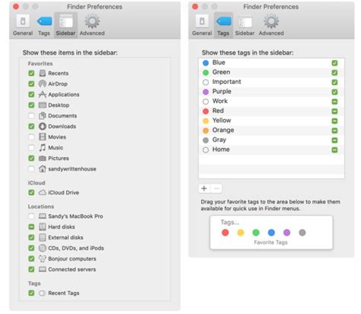 finder preferences