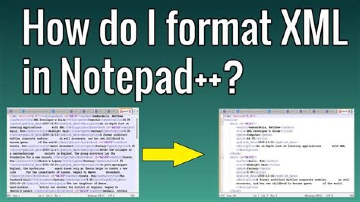 Format xml in Notepad++