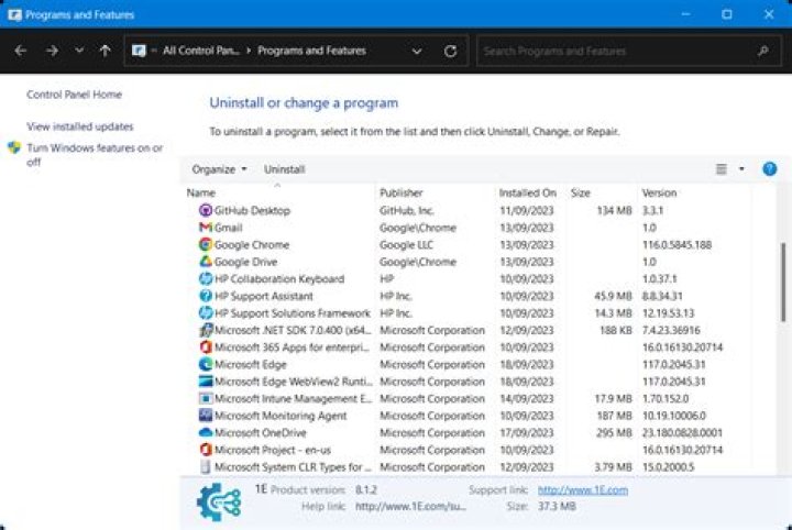 Get a list of installed chrome extensions