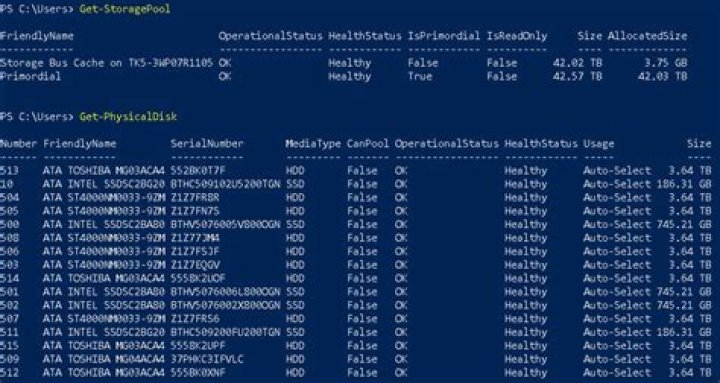 Get-Disk and Get-PhysicalDisk return different results