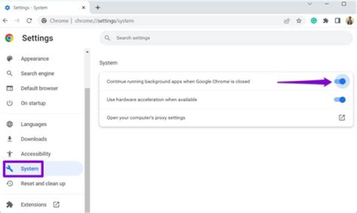 Get Google Chrome to run in the background again on Windows 10
