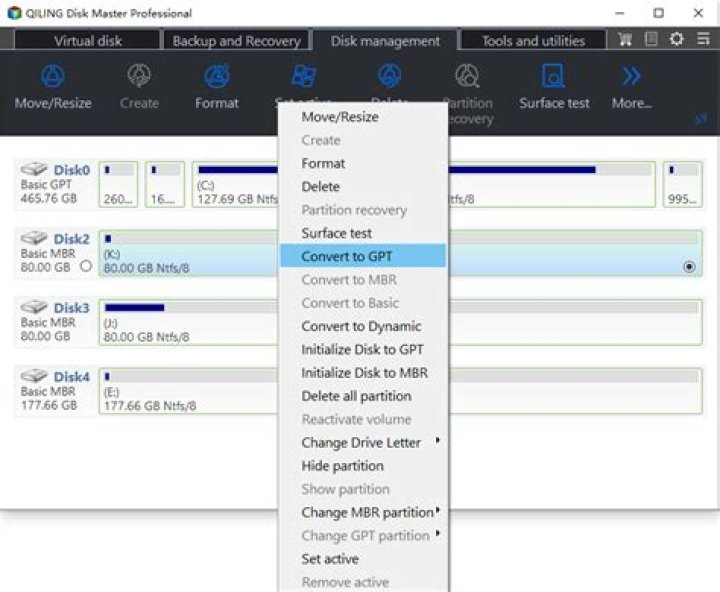 Getting "Bad Disk" and unbootable/readable disk after "Convert MBR Disk to GPT Disk" (Minitool PW)