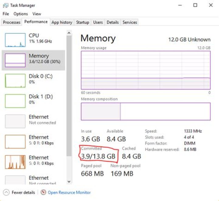 Getting "out of memory" errors when around 65% used in Windows 10 [duplicate]