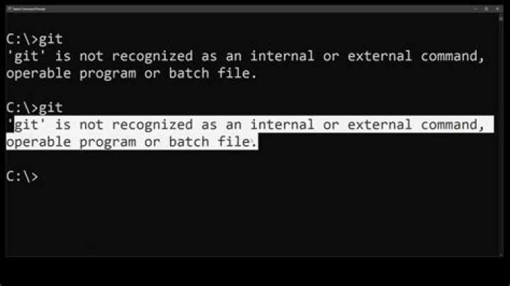 Git is in the PATH, but is not being recognized as a command