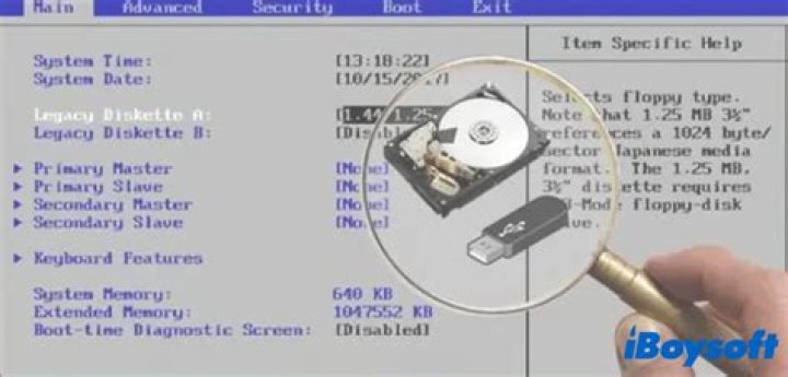 HDD doesn't show up in BIOS Boot Priority List