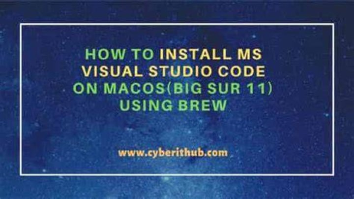 home-brew on macOS big sur