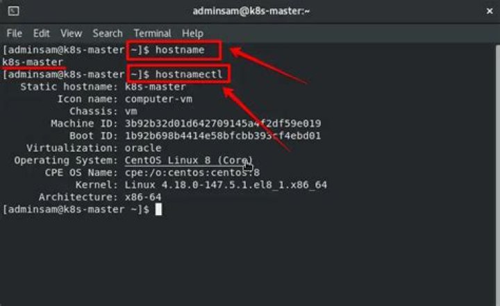 "hostname: command not found" CentOS 8