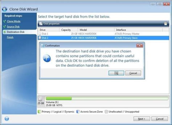 How can I clone a hard drive directly to a vdi image