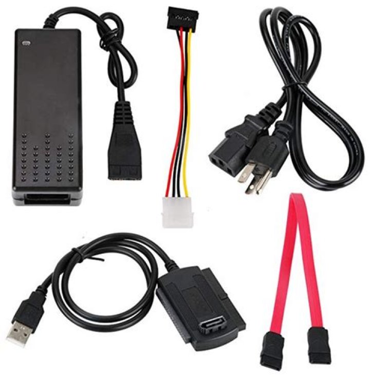 How can I connect a desktop hard drive to my computer via USB?