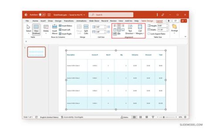 How can I copy/paste the *formatting* of a table in Powerpoint?