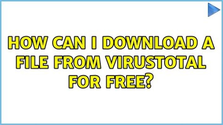 How can i download a file from virustotal for free? [closed]