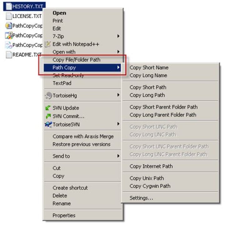 How can I find the short path of a Windows directory/file?