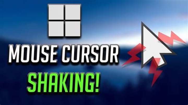 How can I fix my shaky mouse when presenting my work computer on Microsoft Teams