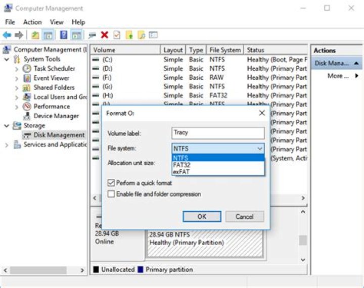 How can I format a drive to NTFS without an operating system?