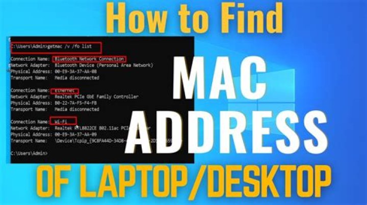 How can I get the MAC address from my stolen laptop so the police can trace it?