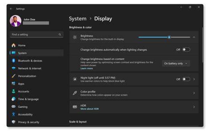 How can I get Windows 10's built-in brightness control to work on my desktop?