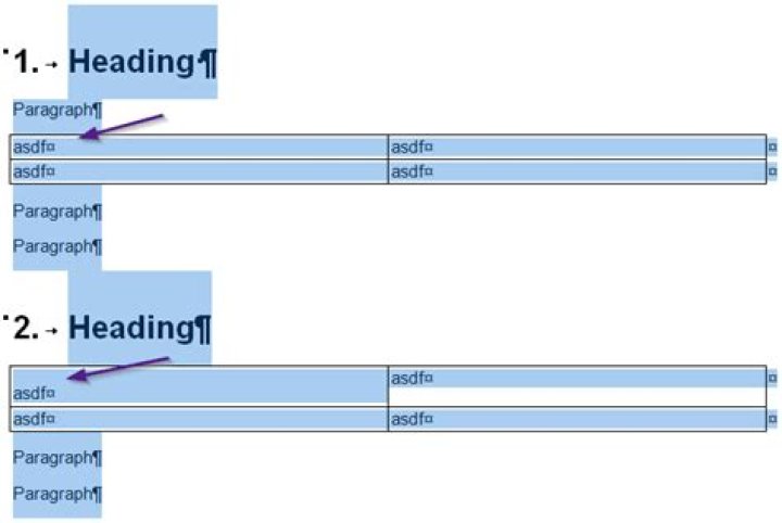 How can I have paragraph spacing for normal paragraphs, but no paragraph spacing within tables?