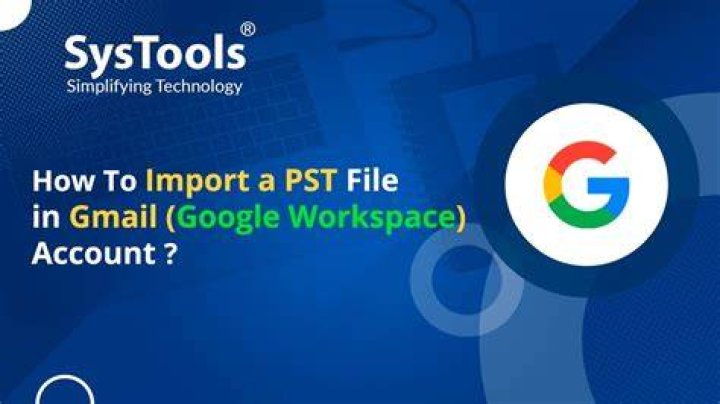 How can I import a .PST to GMail?