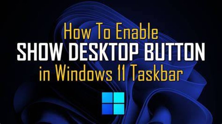 How can I increase the width of the Show Desktop button in Windows 7/8/8.1/10?