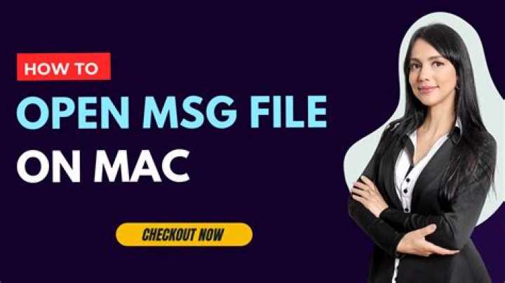 How can I open .msg files on a Mac