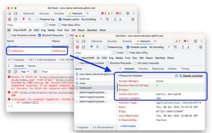 How can I prevent Chrome from enforcing CORS for one specific file:// URL?