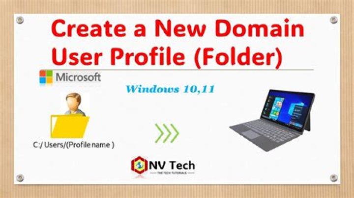 How can I reset a Windows 10 user profile bound to a domain user?