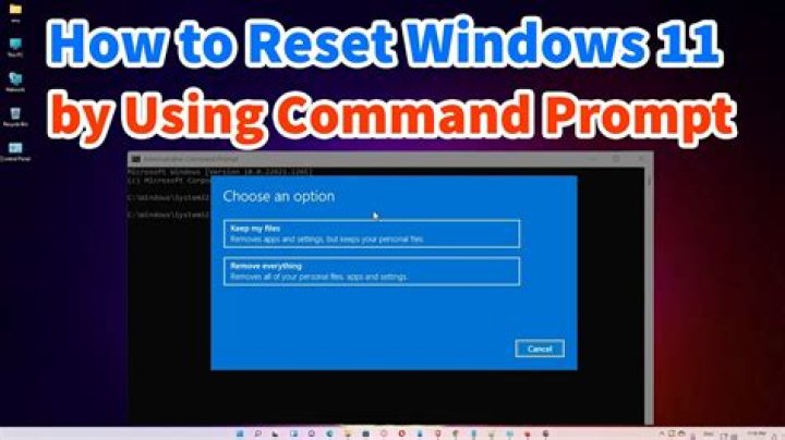 How can I reset windows powershell/command prompt, like reset in bash?