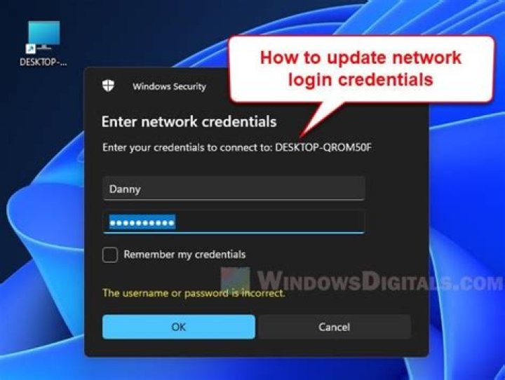How can I retrieve my network drive credentials in Windows 10?