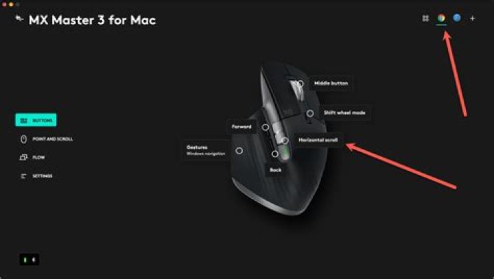How can I scroll horizontally with my regular mouse?