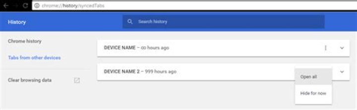 How can I transfer all of my open tabs in Chrome in Android to Chrome on a desktop?