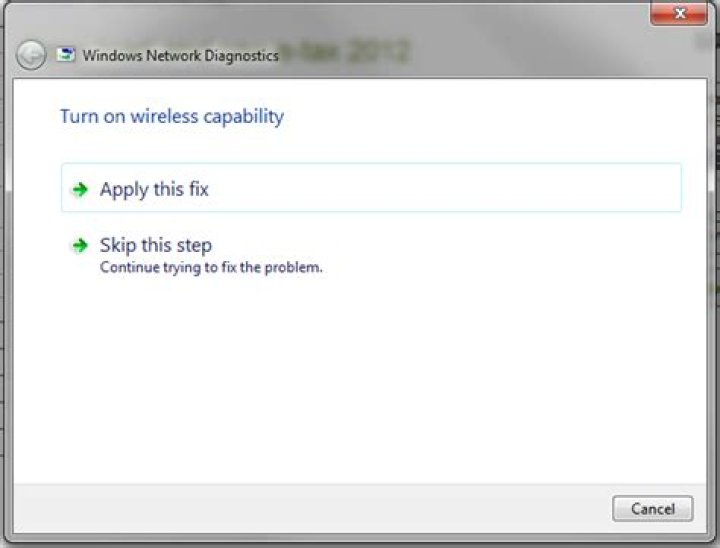 How can I "turn on wireless capability" in Windows 7?