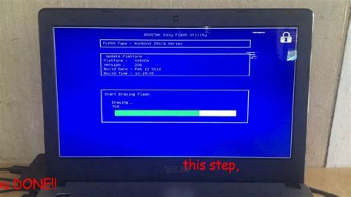 How can I update a BIOS without battery?