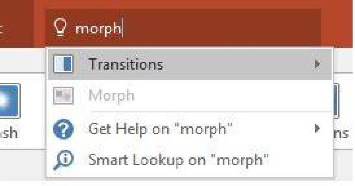 How can I use morph transition without having an office 365 subscription?