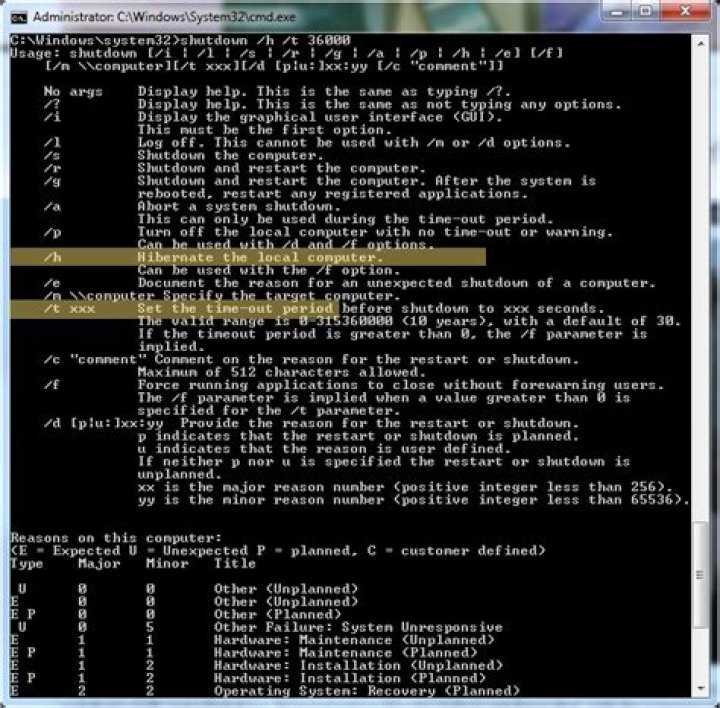 how can I use the shutdown command to hibernate the computer in X hours? [duplicate]