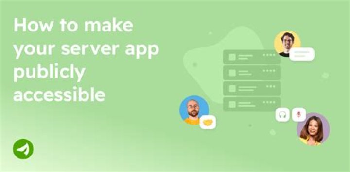 How can make a web server publicly accessible?