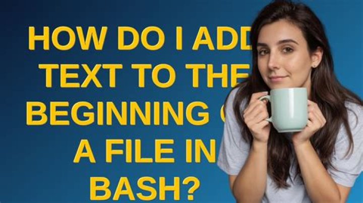 How do I add text to the beginning of a file in Bash?