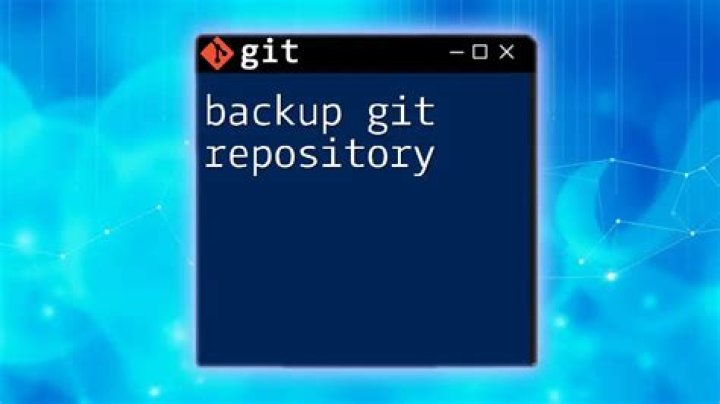 How do I backup a git repo? 