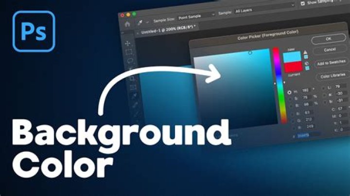 How do I change the background color of a .gif in Adobe Photoshop?