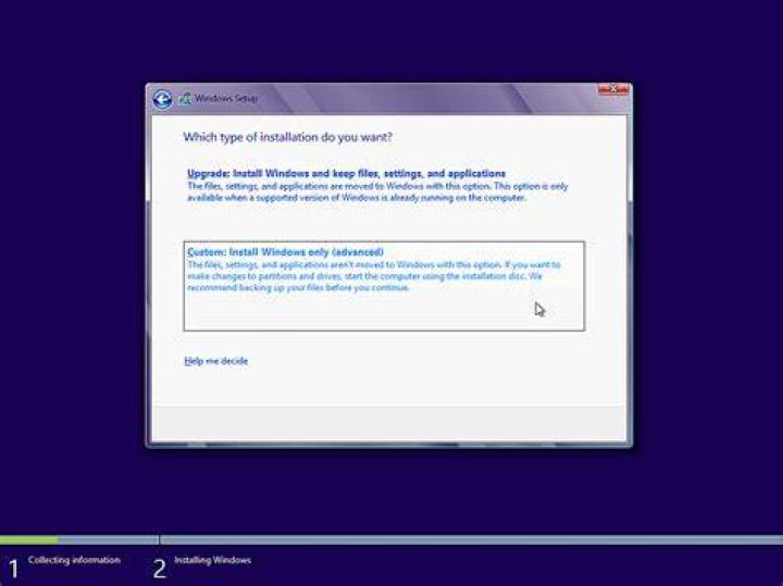 How do I clean install Windows 8 without an Installation Disk?