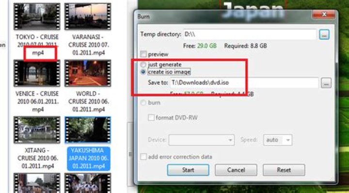 How do I create a DVD from an MP4 file using Windows DVD Maker?