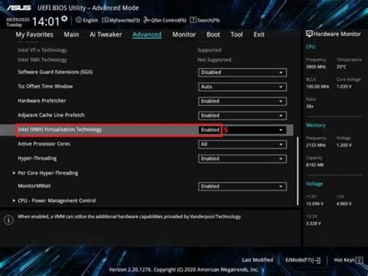 How do I enable hardware virtualization on ASUS M5A78l-M motherboard, AMD 8350 Processor