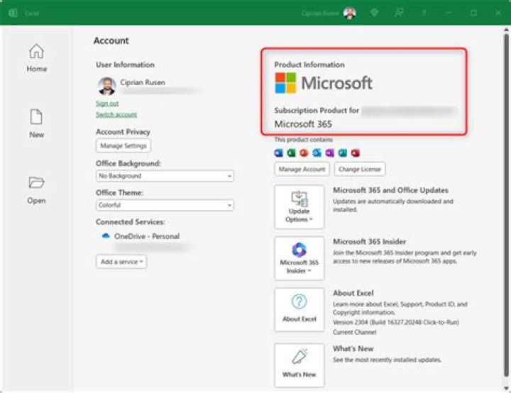 How do I find which Office 365 version I have?