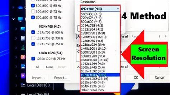 How do i force a resolution on a monitor that doesn't support it