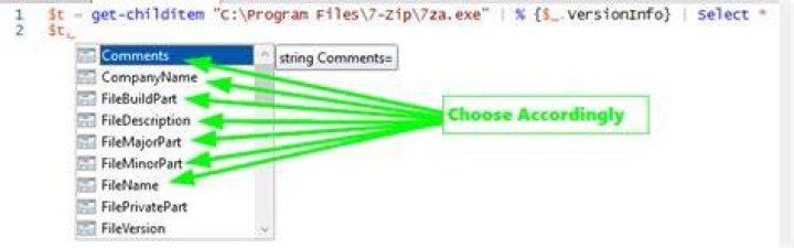 How do I get all of the VersionInfo strings from a .exe file from the Windows command prompt
